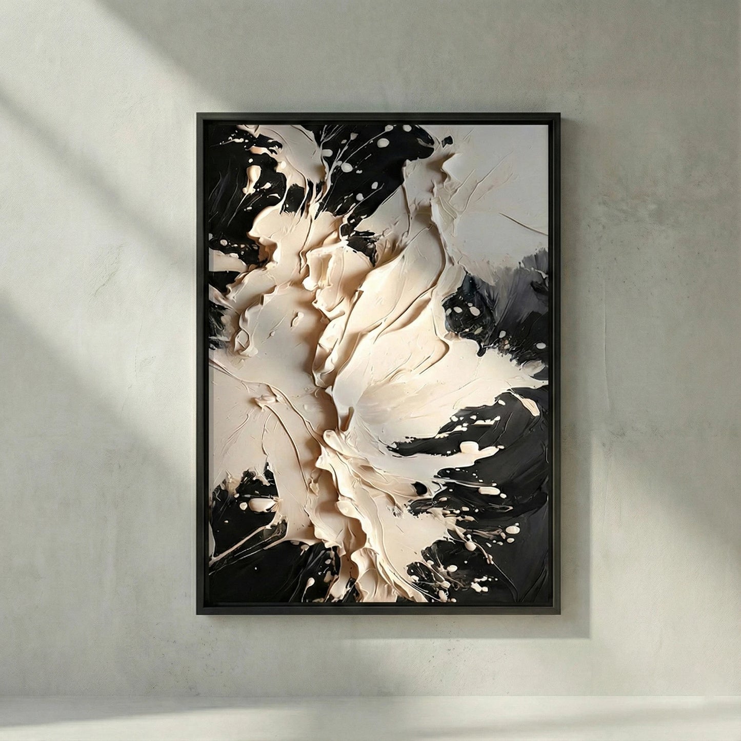 The Void - Heavy Texture Abstract Wall Art