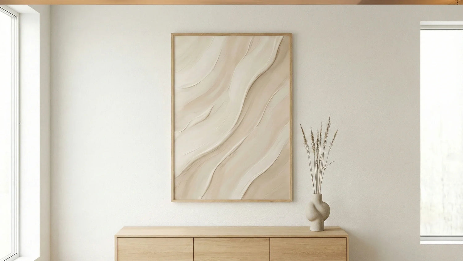 The Japandi Flow Collection: Minimalist Textured Art