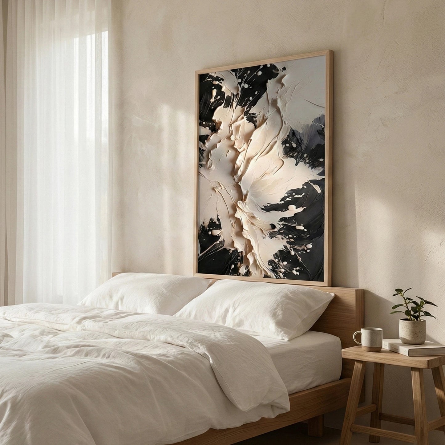 The Void - Heavy Texture Abstract Wall Art