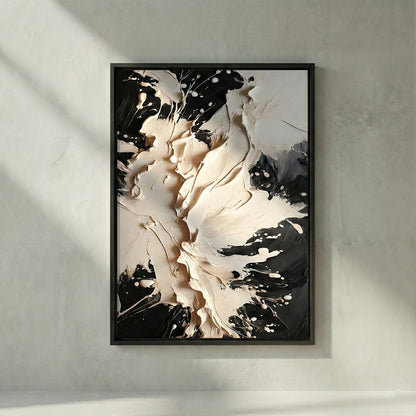 The Void - Heavy Texture Abstract Wall Art