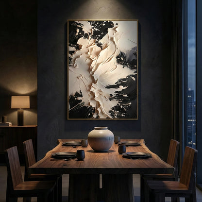 The Void - Heavy Texture Abstract Wall Art