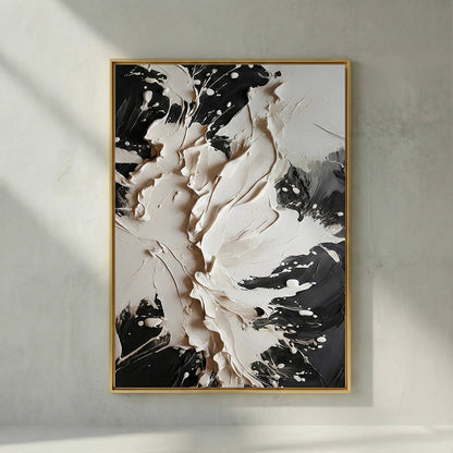 The Void - Heavy Texture Abstract Wall Art