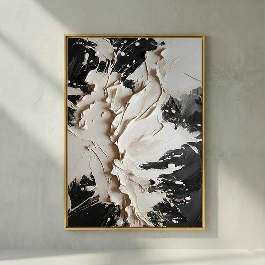 The Void - Heavy Texture Abstract Wall Art