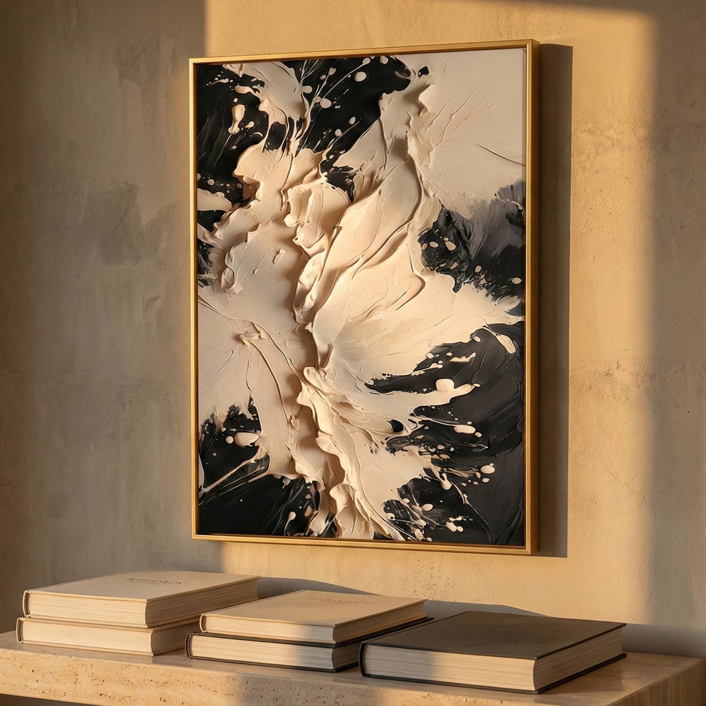 The Void - Heavy Texture Abstract Wall Art