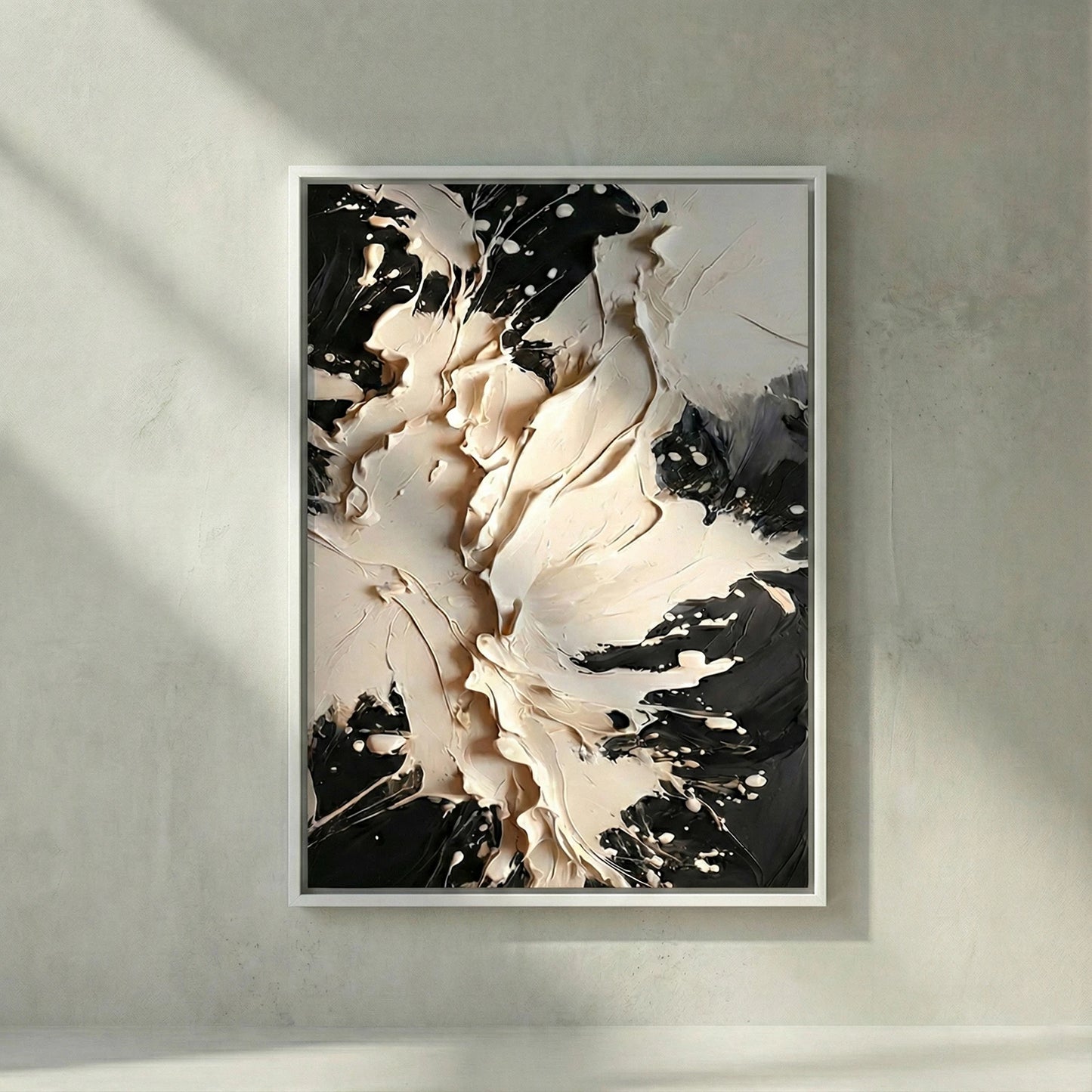 The Void - Heavy Texture Abstract Wall Art