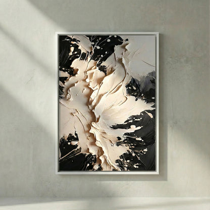 The Void - Heavy Texture Abstract Wall Art