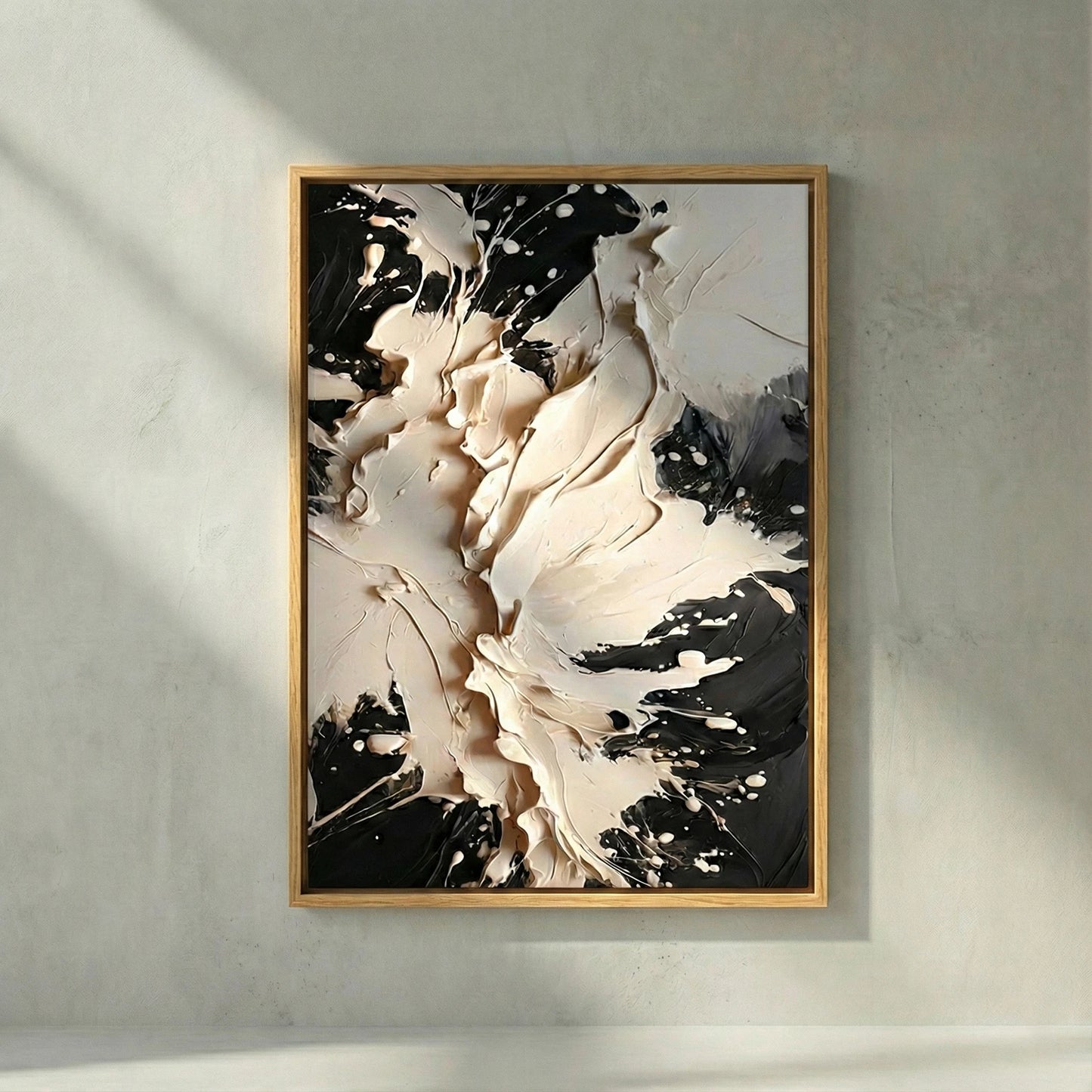 The Void - Heavy Texture Abstract Wall Art