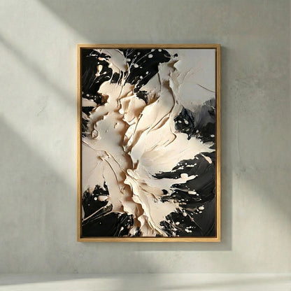 The Void - Heavy Texture Abstract Wall Art